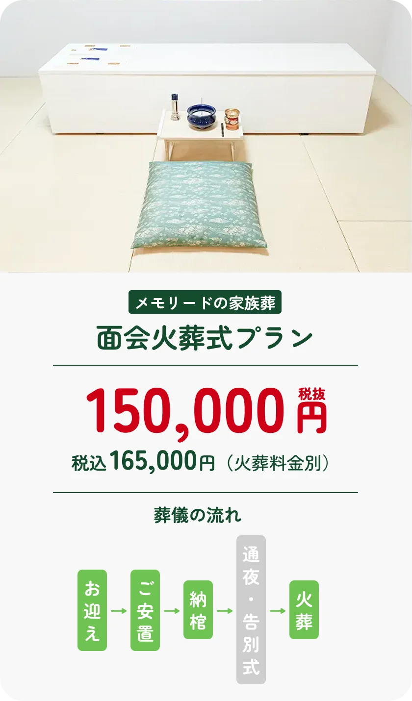 面会火葬式プラン