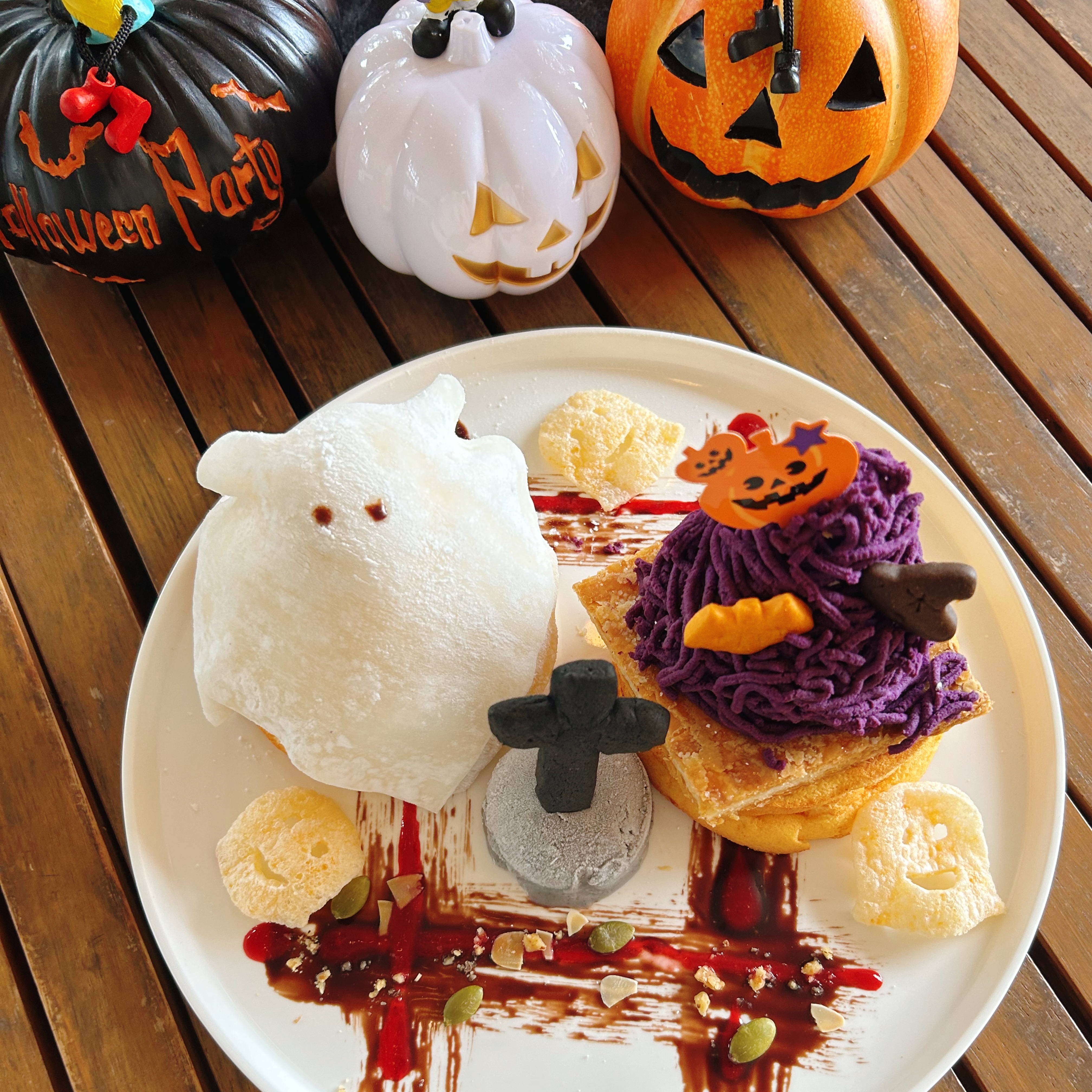 ハロウィンパンケーキ